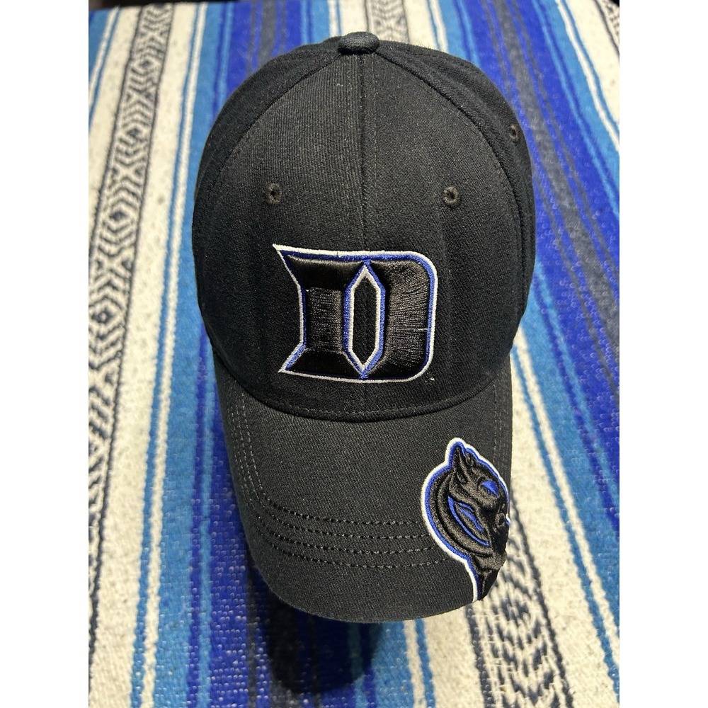 Duke Blue Devils One-Fit Hat S/M Black NCAA Basketball Cap Y2K